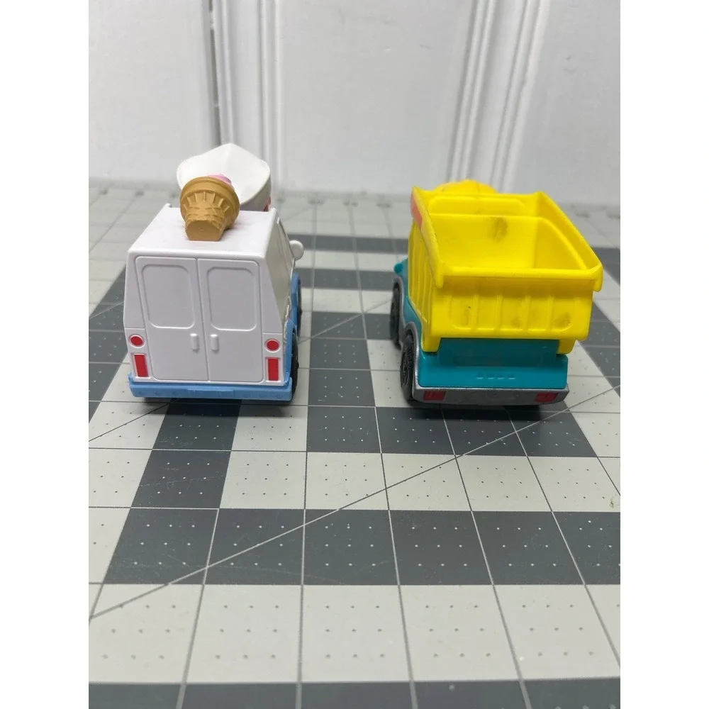 Blippi Toy Vehicles Ice‎ Cream Truck 2020 and Dump Truck 2019 Lot of 2